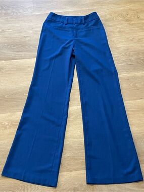 Ark & Co Wide-Leg Women's Dress Pants in Royal Blue Small